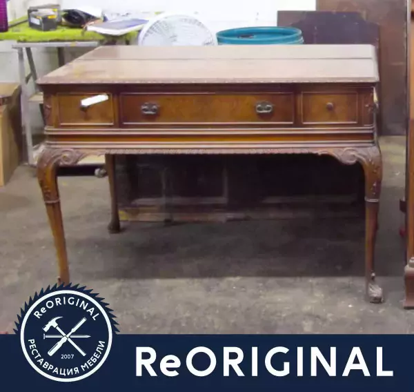 Реставрация старинного стола-секретера